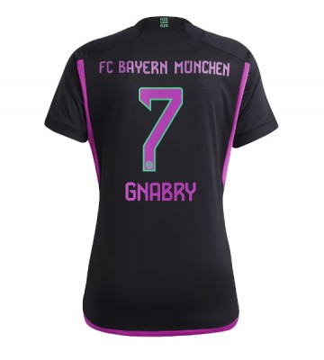 Bayern Munich Serge Gnabry #7 Bortatröja Kvinnor 2023-24 Kortärmad